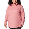 imageColumbia Womens Holly Hideaway Waffle Cowl Neck PulloverPink Agave