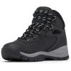 imageColumbia Womens Newton Ridge Plus Waterproof Hiking BootBlackChalk
