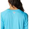 imageColumbia Womens PFG Tidal Tee II Long SleeveAtollWhite Logo
