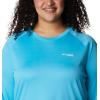 imageColumbia Womens PFG Tidal Tee II Long SleeveAtollWhite Logo