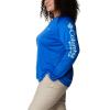 imageColumbia Womens PFG Tidal Tee II Long SleeveBlue MacawGulf Stream Logo
