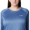 imageColumbia Womens PFG Tidal Tee II Long SleeveBluestoneWhite Logo