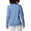 imageColumbia Womens PFG Tidal Tee II Long SleeveBright LavenderWhite Logo