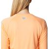 imageColumbia Womens PFG Tidal Tee II Long SleeveBright Nectar  Mint Cay Logo