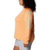 imageColumbia Womens PFG Tidal Tee II Long SleeveBright Nectar  Mint Cay Logo