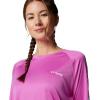 imageColumbia Womens PFG Tidal Tee II Long SleeveBright NectarCarbon Logo