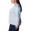 imageColumbia Womens PFG Tidal Tee II Long SleeveCirrus GreyOcean Blue Logo