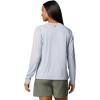 imageColumbia Womens PFG Tidal Tee II Long SleeveCirrus GreyTiki Pink Logo