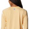 imageColumbia Womens PFG Tidal Tee II Long SleeveCocoa ButterWhite Logo