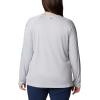 imageColumbia Womens PFG Tidal Tee II Long SleeveCool GreyRiptide Logo