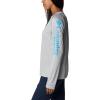 imageColumbia Womens PFG Tidal Tee II Long SleeveCool GreyRiptide Logo