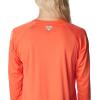 imageColumbia Womens PFG Tidal Tee II Long SleeveCorangeLight Coral Logo