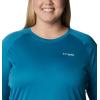 imageColumbia Womens PFG Tidal Tee II Long SleeveDeep MarineLight Lime Logo
