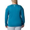 imageColumbia Womens PFG Tidal Tee II Long SleeveDeep MarineLight Lime Logo