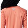 imageColumbia Womens PFG Tidal Tee II Long SleeveFaded PeachFaux Pink Logo