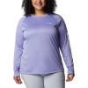 imageColumbia Womens PFG Tidal Tee II Long SleeveFairytaleWhite Logo