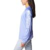 imageColumbia Womens PFG Tidal Tee II Long SleeveFairytaleWhite Logo