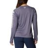 imageColumbia Womens PFG Tidal Tee II Long SleeveGranite PurpleStone Logo