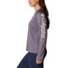 imageColumbia Womens PFG Tidal Tee II Long SleeveGranite PurpleStone Logo