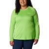 imageColumbia Womens PFG Tidal Tee II Long SleeveGreen MambaWhite Logo