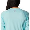 imageColumbia Womens PFG Tidal Tee II Long SleeveGullfoss GreenWhite Logo
