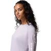 imageColumbia Womens PFG Tidal Tee II Long SleeveLavender Pearl HeatherWhite Logo