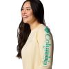 imageColumbia Womens PFG Tidal Tee II Long SleeveLemon WashGlaze Green Logo