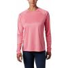 imageColumbia Womens PFG Tidal Tee II Long SleeveLycheeWhite Logo