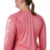 imageColumbia Womens PFG Tidal Tee II Long SleeveLycheeWhite Logo
