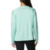 imageColumbia Womens PFG Tidal Tee II Long SleeveMint CayTranquil Teal Logo