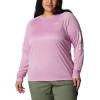 imageColumbia Womens PFG Tidal Tee II Long SleeveMinuetTiki Pink Logo