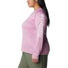 imageColumbia Womens PFG Tidal Tee II Long SleeveMinuetTiki Pink Logo