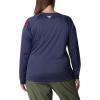 imageColumbia Womens PFG Tidal Tee II Long SleeveNocturnalRed Spark Logo