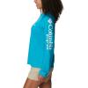 imageColumbia Womens PFG Tidal Tee II Long SleeveOcean TealWhite Logo