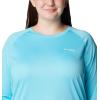 imageColumbia Womens PFG Tidal Tee II Long SleeveOpal BlueKey West Logo