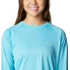 imageColumbia Womens PFG Tidal Tee II Long SleeveOpal BlueKey West Logo