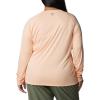 imageColumbia Womens PFG Tidal Tee II Long SleevePeach FizzOcean Mint Logo