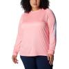 imageColumbia Womens PFG Tidal Tee II Long SleevePink PopRiptide Logo