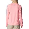imageColumbia Womens PFG Tidal Tee II Long SleevePink PopRiptide Logo