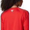 imageColumbia Womens PFG Tidal Tee II Long SleeveRed SparkWhite Logo