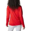 imageColumbia Womens PFG Tidal Tee II Long SleeveRed SparkWhite Logo