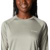 imageColumbia Womens PFG Tidal Tee II Long SleeveSafariLight Lime Logo