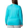 imageColumbia Womens PFG Tidal Tee II Long SleeveTurquoiseWhite Logo