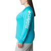 imageColumbia Womens PFG Tidal Tee II Long SleeveUltra PinkViolet Sea Logo