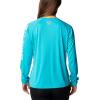 imageColumbia Womens PFG Tidal Tee II Long SleeveUltra PinkViolet Sea Logo