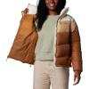 imageColumbia Womens Puffect Ii Colorblock JacketCamel BrownCanoeChalk