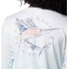 imageColumbia Womens Super Tidal Tee PFG Fish Flow SailfishGulf Stream Undulating FadeFf Sailfish