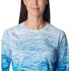 imageColumbia Womens Super Tidal Tee Vent Long SleeveOcean Blue Digiscale Fade
