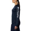 imageColumbia womens Tidal Tee Ii Long SleeveCool GreyRiptide Logo