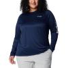 imageColumbia womens Tidal Tee Ii Long SleeveCool GreyRiptide Logo